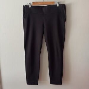 Zara Trafaluc Collection Ponte Double Zip Leggings Black Size XXL